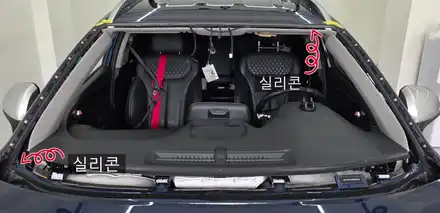 인천 TN모터스 2018년식 싼타페 TM 전면 유리 교환 작업 보험처리 방법 / 인천 남동 시공 사진