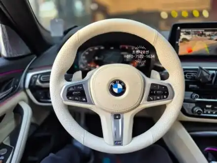 BMW 5시리즈 베이지 가죽 시트와 핸들교체, 커스텀도색까지! / 인천 서구 가정동 시공 사진