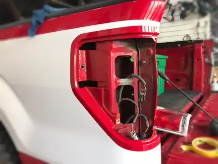 포드 f150 에이버리 화이트 부분 랩핑 시공 해보자 .장안동랩핑 .튜닝커스텀 / 동대문구 장안동 시공 사진