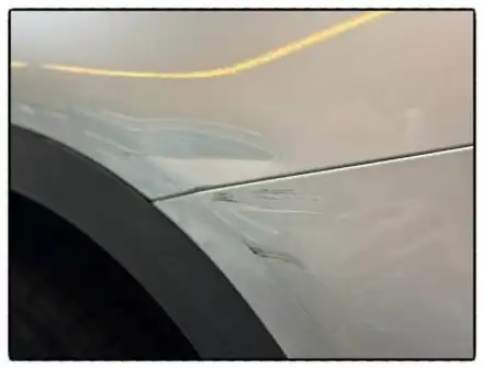 벤츠 glc 220d 뒤 휀다. 범퍼 부분 도색으로 흠집 없애 보자!! / 동대문구 장안동 시공 사진