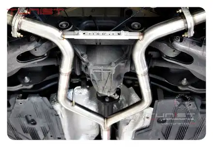 가변배기 배기튜닝 벤츠 w205 c200 쿠페 amg 배기음 튜닝 / 안산 상록 시공 사진