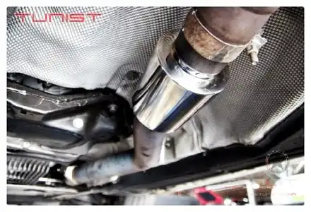 BMW X5M 아크라포빅 구조변경 해결, 티타늄 전용 소음기로 당일 합법 튜닝 / 안산 상록 시공 사진