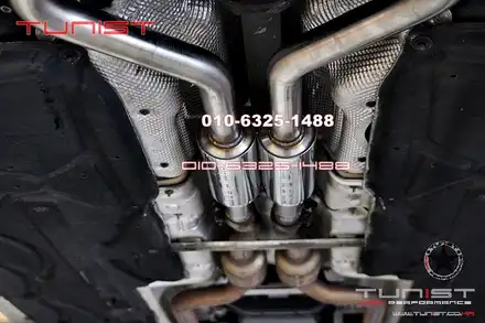 벤츠 w212 e350 튜니스트 듀얼 가변배기 amg스타일 머플러 / 안산 상록 시공 사진