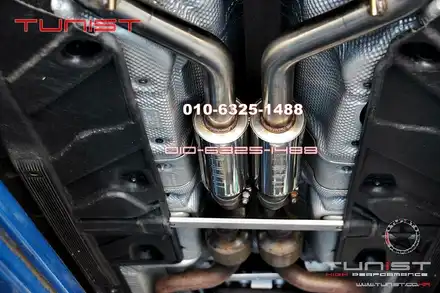 벤츠 W204 C250 튜니스트 듀얼 가변배기 배기튜닝 / 안산 상록 시공 사진