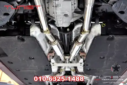 제네시스 g70 3.3t 부임음 없는 고성능 듀얼 가변배기 / 안산 상록 시공 사진