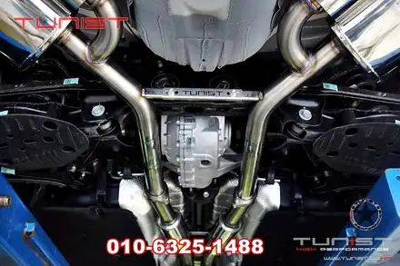 제네시스 g70 3.3t 배기튜닝을 챔버타입 듀얼 가변배기로 했더니 ~ / 안산 상록 시공 사진