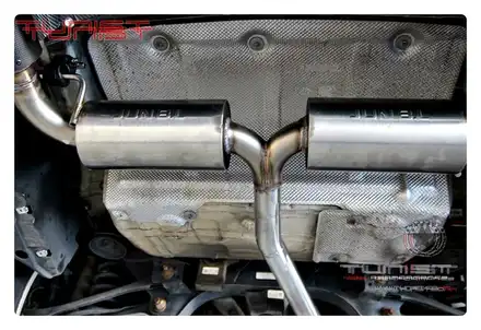 bmw f30 320d 디젤 중저음 배기음 커스텀 듀얼배기 직관 배기튜닝 / 안산 상록 시공 사진