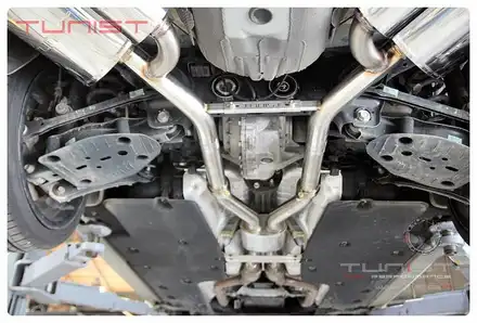 제네시스 G70 3.3T 최고급 커스텀 챔버타입 듀얼 가변배기 배기튜닝 부밍음NO 출력UP / 안산 상록 시공 사진