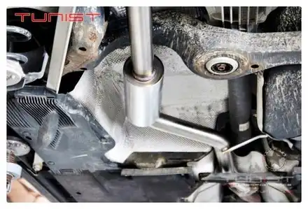 아우디 A5 세단 2.0 TDI 디젤 커스텀 듀얼배기 직관 배기튜닝 중저음 세팅 / 안산 상록 시공 사진