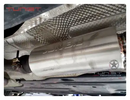벤츠 SLK200 커스텀 듀얼배기 작업 중저음 배기음 사운드 배기튜닝 / 안산 상록 시공 사진