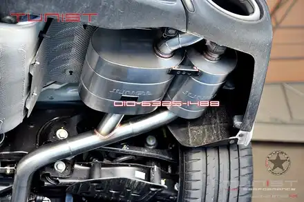 제네시스 g70 3.3t 준비엘 듀얼 가변배기 장착 구조변경 무료 / 안산 상록 시공 사진