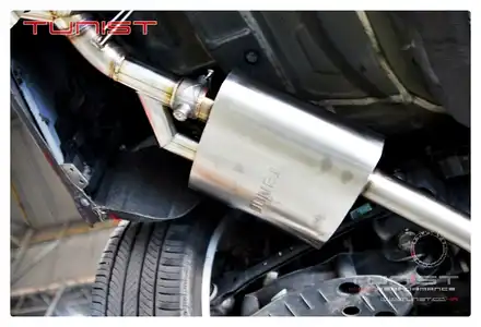 제네시스 g70 2.0 t 듀얼 가변배기튜닝 100파이 듀얼팁 장착 / 안산 상록 시공 사진