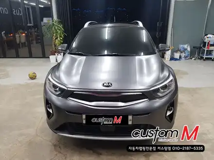 스토닉 전체랩핑 전문 커스텀엠 :: 다시 돌아온 사틴다크그레이 아직도 대세!!!! / 평택 도일동 시공 사진