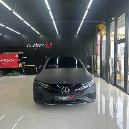 벤츠 eqe 350+ 매트블랙 전체랩핑!! [평택랩핑/안성랩핑/오산랩핑/아산랩핑]평택랩핑 잘하는 곳 랩핑샵 커스텀엠 / 평택 도일동 시공 사진