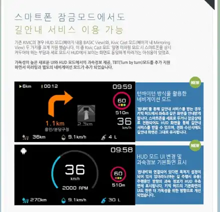 키빅HUD 2, 링컨MKZ 거치 완료! 스마트폰 연동 미러링으로 완전 편하다 / 서울 중랑구 시공 사진