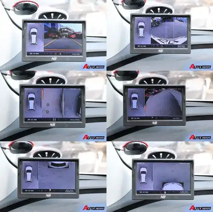 ★자동차튜닝★올뉴쏘렌토 360도 카레라 3D HD어라운드뷰!!내차를 다양한각도에서 볼수있어 사각지대로제로!!내차의 안전기능 업그레이드되었어요~![서울튜닝전문점]§§아우토모토스§§ / 서울 중랑구 시공 사진