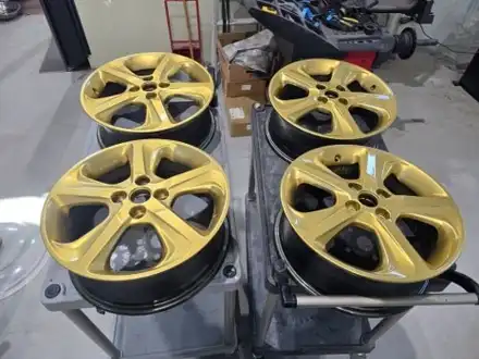 [원주휠도색][원주휠복원] 스파크 샴페인골드도색!! / 원주, 강릉 시공 사진