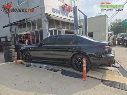 bmw i7 휠 도색 전문 휠119 송파 휠도색 명가 / 서울 강남 시공 사진