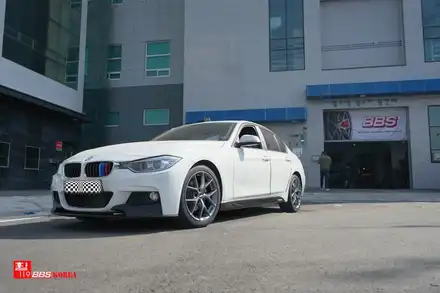 18인치휠 BBS휠 sr bmw320 휠장착 휠119 / 서울 강남 시공 사진