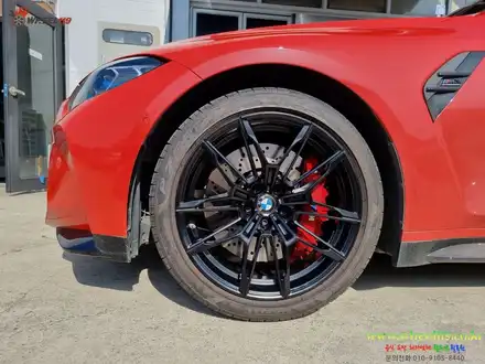 부천 휠도색 BMW M3 멧블랙 / 강남 송파 서초 판교 분당 시공 사진