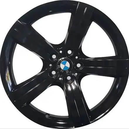 [중고 휠 구매 가능] BMW 320D 블랙&화이트 E보디 19인치 순정 휠, 4개/set / 창원, 마산, 진해, 김해 시공 사진