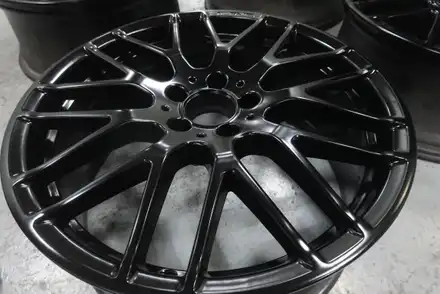분당휠도색 휠스미스 벤츠 A45 AMG 매트블랙 휠 도색 작업후기! / 남양주, 구리, 의정부, 서울 노원 시공 사진
