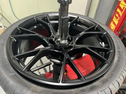 [bmw m5 휠 도색 및 휠 복원 전문 업체 휠스미스] bmw m5 블랙 반무광 휠 도색 작업 후기 / 남양주, 구리, 의정부, 서울 노원 시공 사진