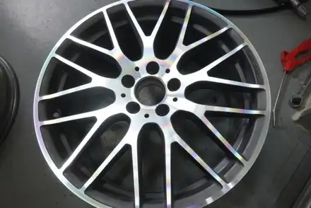 잠실휠복원 휠스미스 벤츠 A45 AMG 다이아컷팅 휠복원 작업후기! / 남양주, 구리, 의정부, 서울 노원 시공 사진