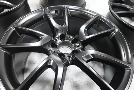 분체도장 휠도색 벤츠 GLC43 AMG 쿠페 블랙무광 휠 도색 작업후기! / 남양주, 구리, 의정부, 서울 노원 시공 사진