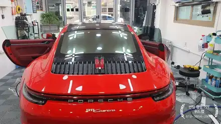 포르쉐 911 카레라 코드명 992 신차 패키지 시공 1탄(솔라가드 노블레스Z, QXD5000)부산 경남 창원 명지 국제신도시 신호동 용원 썬팅 랩핑 PPF 맛집 위드랩 / 부산 강서 신호동 시공 사진
