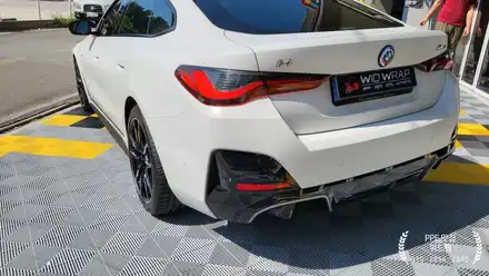 티나지 않지만 멋진 무광 PPF 시공! BMW i4 M50 전체 무광 PPF 시공(모터스킨 무광 PPF, 블랙 PPF)부산 경남 김해 율하 장유 진해 PPF 맛집 위드랩 / 부산 강서구, 김해, 창원 시공 사진
