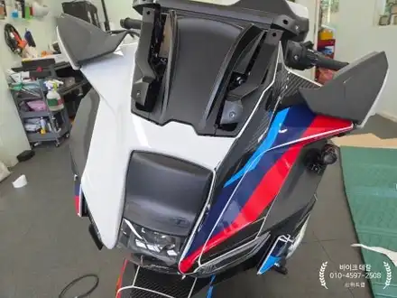 동래 BMW R1300RT 투어링 바이크, 댑래빗 M 데칼 시공기 / 부산 강서 신호동 시공 사진