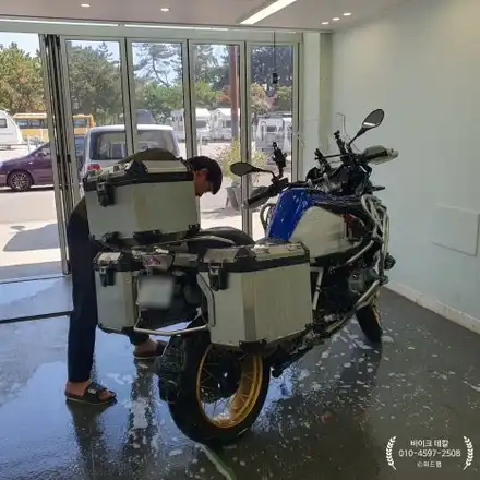 BMW R1250GS ADV 창원 바이크 데칼 시공｜댑래빗 X 위드랩 / 부산 강서 신호동 시공 사진