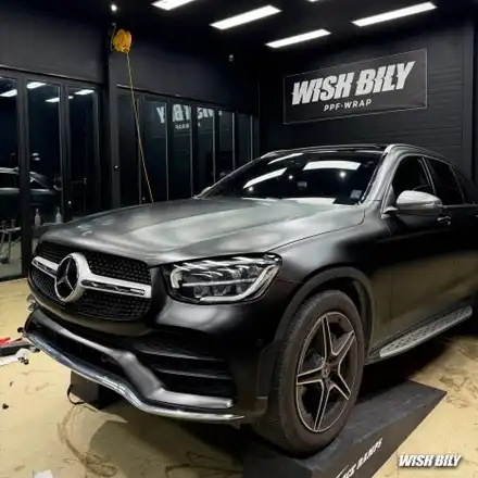 경기도 평택 벤츠 GLC 전체 무광 랩핑 후기 / 경기 평택 시공 사진