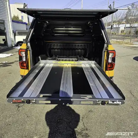 포드 레인저(Ford Ranger) 와일드트랙에 판도라 슬라이딩베드를 장착해 드렸습니다. / 용인시 기흥구 시공 사진