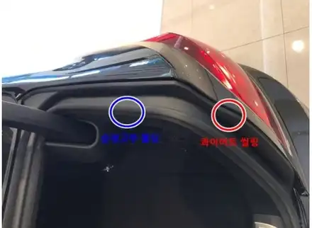 쉐보레 트레일블레이저 풍절음 차단은 윈드킹으로 해결하세요. 쾌적한 드라이빙을 선물합니다. 용인 튜닝샵 아지트. / 용인시 기흥구 시공 사진