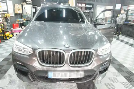 에스튠(아이나비 수원광교점) - BMW X3/G01__ 아이나비 QXD1 + 보조배터리(가온셀 더블독12AP) / 수원, 광교, 동탄 시공 사진