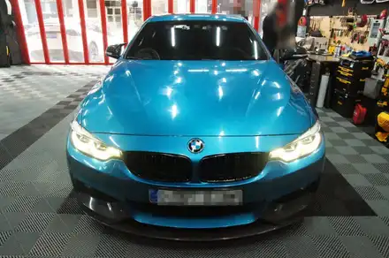 수원 에스튠 - BMW, 4시리즈__ 애플카플레이 활성화 시공 사진