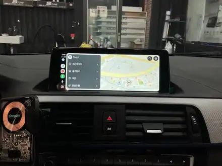 수원 에스튠 - BMW F20__순정컴포트엑세스 / 리눅스 터치모니터 / 룸미러형 블랙박스 / 광각미러 / 경기 수원 영통 시공 사진