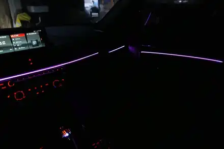 BMW RGB엠비언트 / 크리스탈 기어봉 / 도어로고라이트 시공 / 수원, 광교, 동탄 시공 사진
