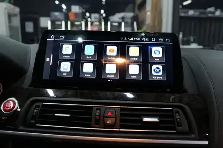 BMW 12.3 안드로이드 모니터 장착 / 수원, 광교, 동탄 시공 사진