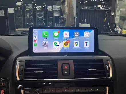 수원 에스튠 - BMW F20 __ 리눅스 터치모니터 장착 ( 애플카플레이, 안드로이드오토) / 경기 수원 영통 시공 사진