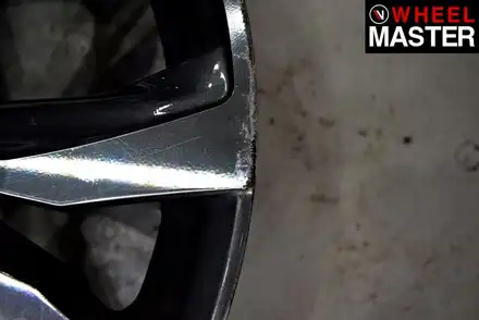[휠마스터] 휠기스 복원 후 블랙유광으로 휠도색을 한 렉서스 RX450h / 렉서스 휠복원 / 파주,일산 시공 사진