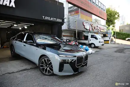 인천투톤랩핑 BMW 7시리즈 고광택 고퀄리티시공 / 광진구, 성수, 송파 시공 사진