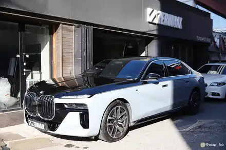 BMW 7시리즈 블랙PPF 상단 투톤랩핑 장점은 / 광진구, 성수, 송파 시공 사진
