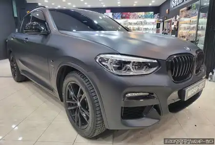 영통랩핑 BMW X4 무광랩핑 \