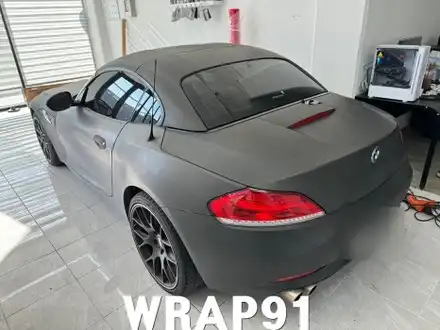 부산 김해 BMW Z4 전체 랩핑 제거 후 다시 래핑 / 마산, 김해, 창원 시공 사진
