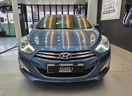 i40 DRL 데이라이트 점등 불량 검사 불합격 고질병 수리 / 진주, 창원, 순천 시공 사진