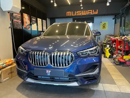 부산 BMW X1 3D 어라운드 뷰와 후방 카메라로 안전 주차하기 및 좁은 길 운행 편하게 하기! / 부산 동래, 양산 시공 사진