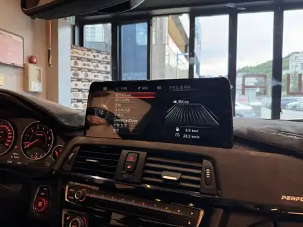 BMW 카플레이 안드로이드 오토 12.3인치 터치형 모니터 (BMW f32 420d) / 부산 동래, 양산 시공 사진